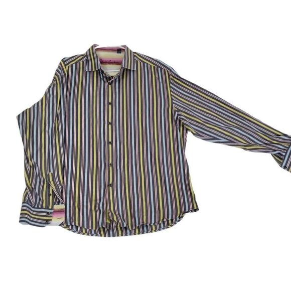 Robert Graham Mens Big And Tall Size 2XL Long Sleeve Button Down Shirt - Picture 1 of 13